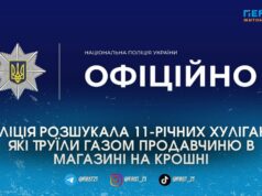Знайшли хуліганів з балончиком: поліція встановила підлітків, які вчинили скандал в магазині на Крошні