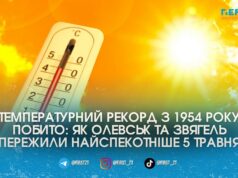 Спека б’є рекорди: Звягель та Олевськ перевершили температурні максимуми минулого століття