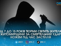 Зарізав товариша під час застілля та сам здався копам: на Житомирщині судитимуть 33-річного чоловіка за вбивство