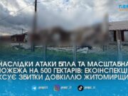 Наслідки падіння дронів та масштабна пожежа в заповіднику: що зараз відбувається на півночі Житомирщини
