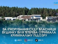У Житомирі власниця будинку на березі Тетерева всіляко уникала суду і отримала кримінальну підозру