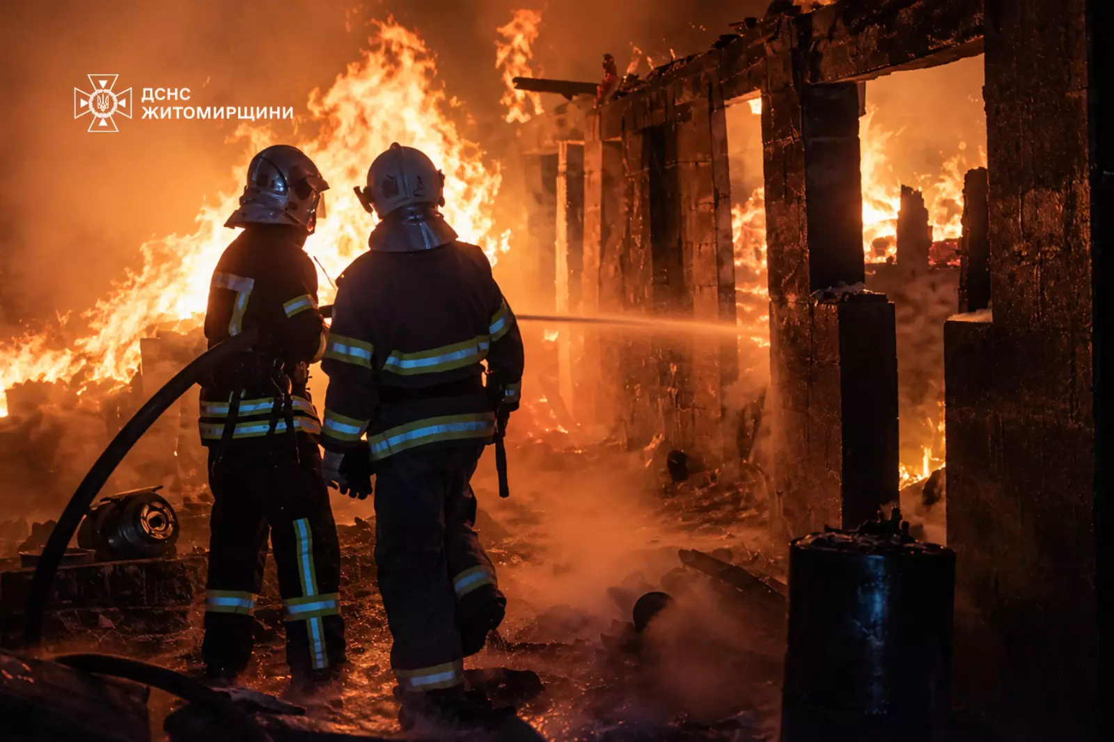 Наслідки пожежі в Барашівці після вибуху газу