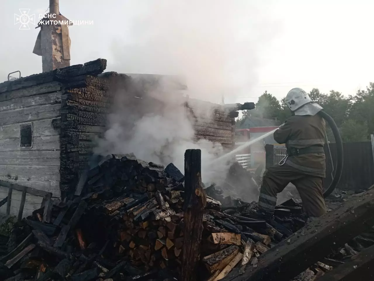 Проливання конструкцій після пожежі