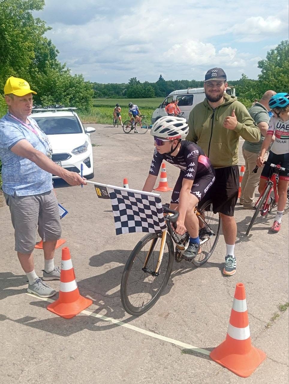 Переможець чемпіонату з велоспорту