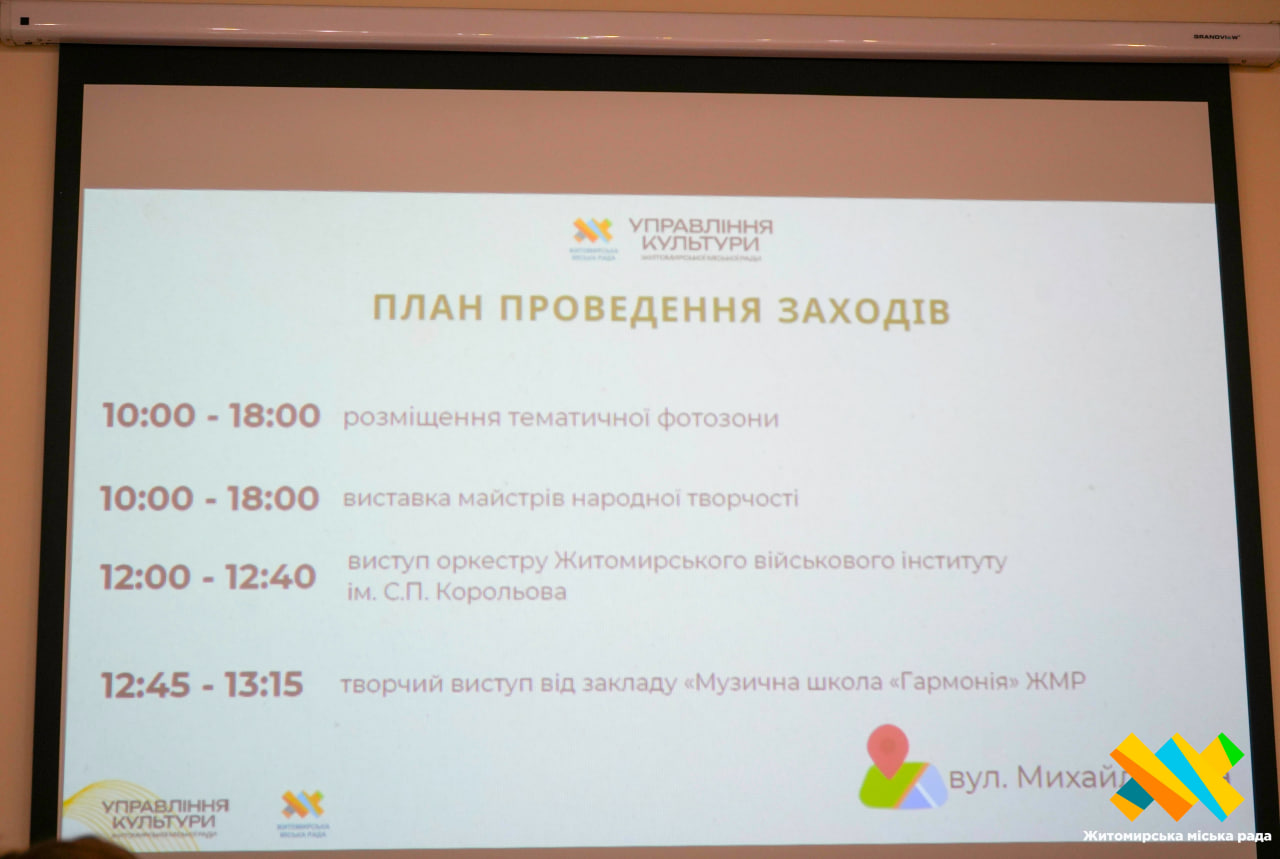 Виступи військового оркестру та колективів на Михайлівській