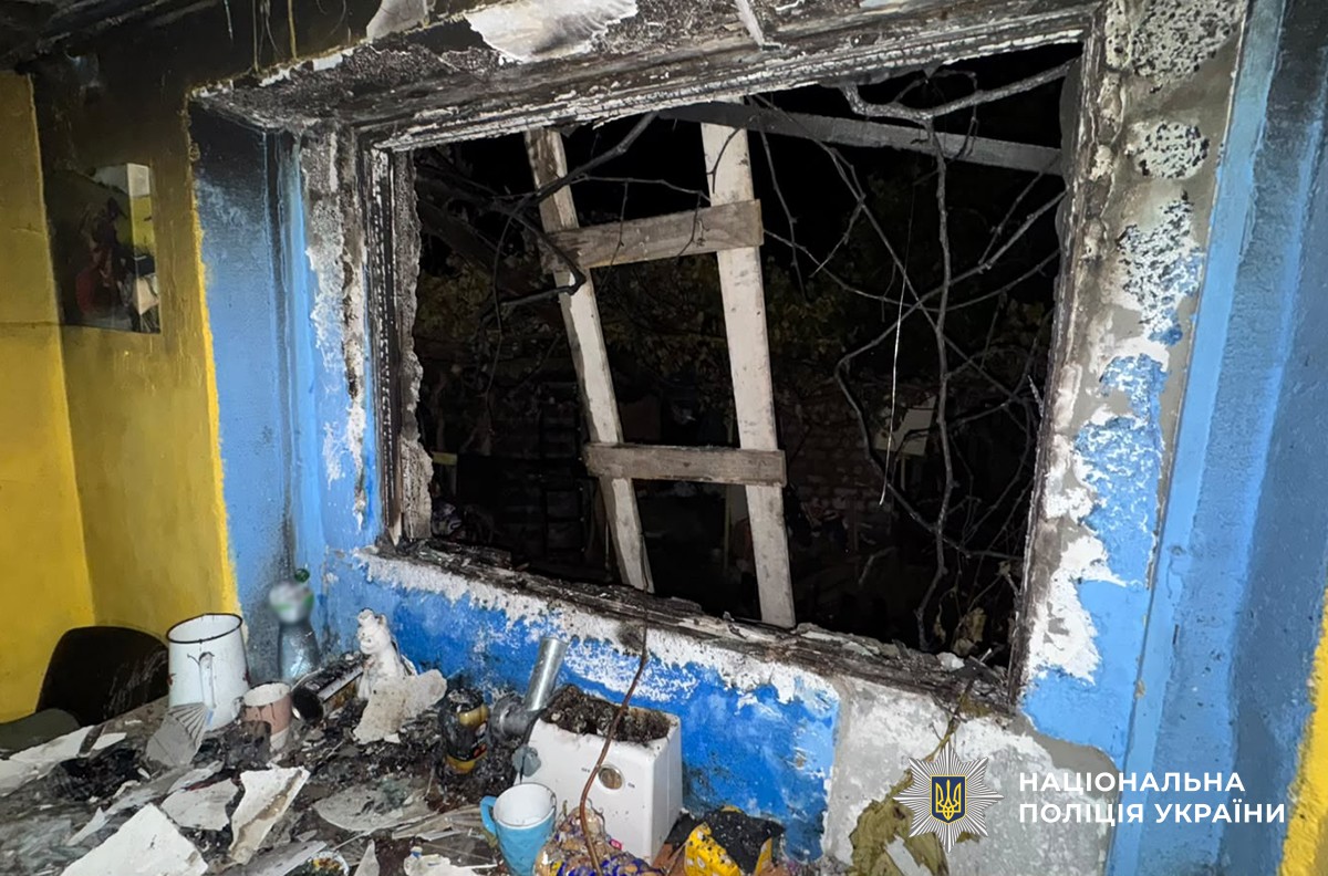 Наслідки пожежі в будинку у селі Слобода-Селець