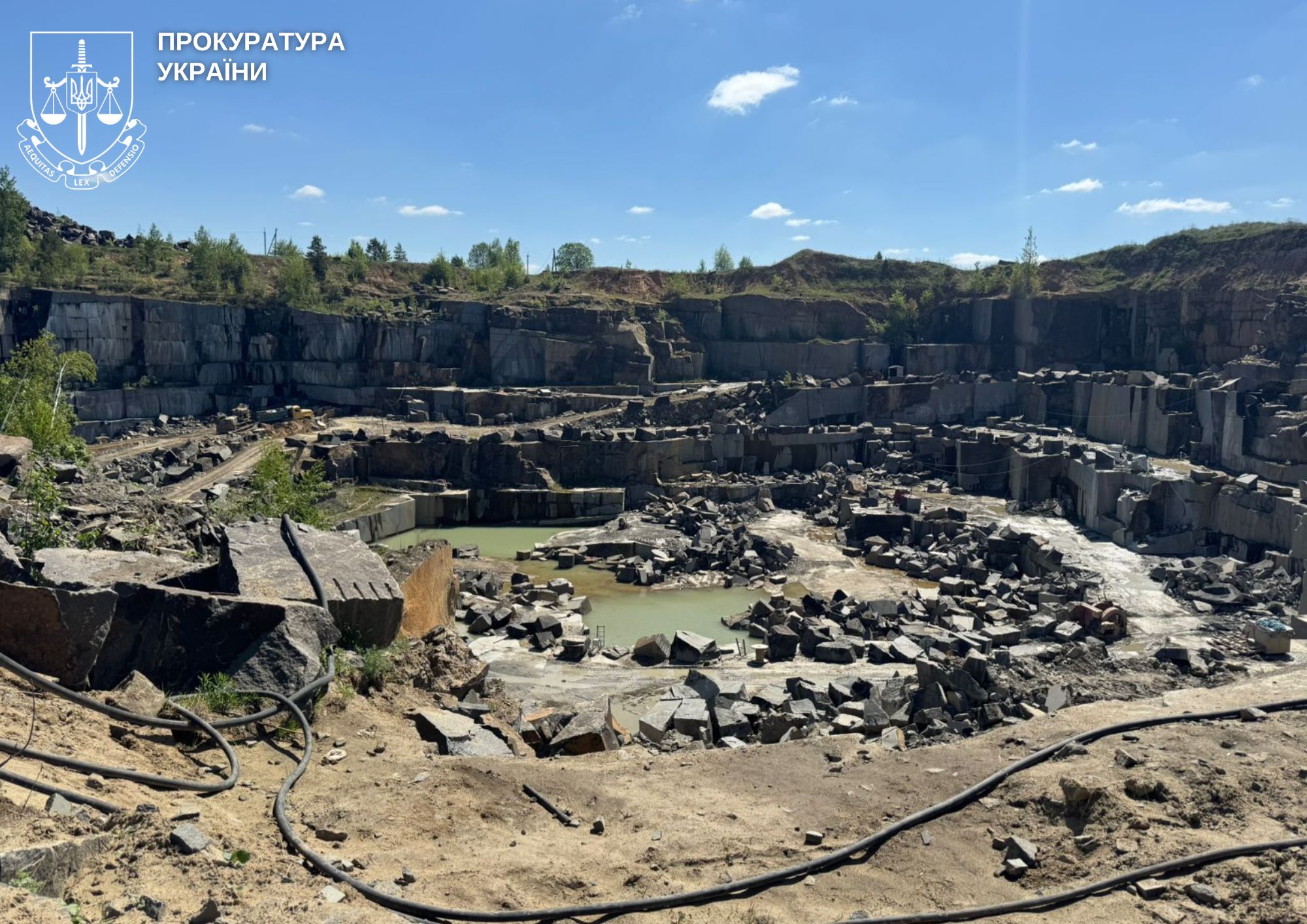 Видобуток габро на Житомирщині та розслідування поліції