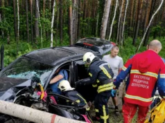Зіткнення з деревом закінчилося застосуванням гідравліки страшна дтп в овруцькій громаді
