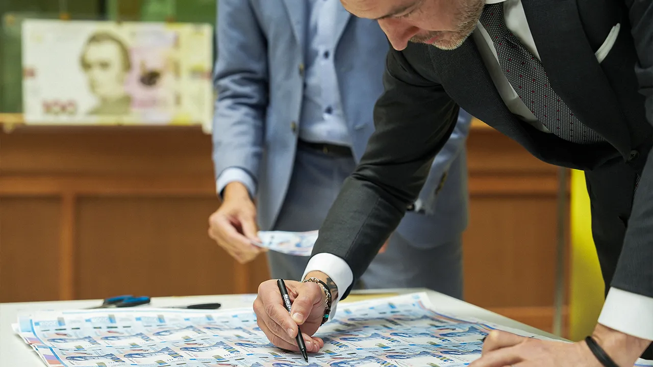 Презентація нової банкноти в Нацбанку