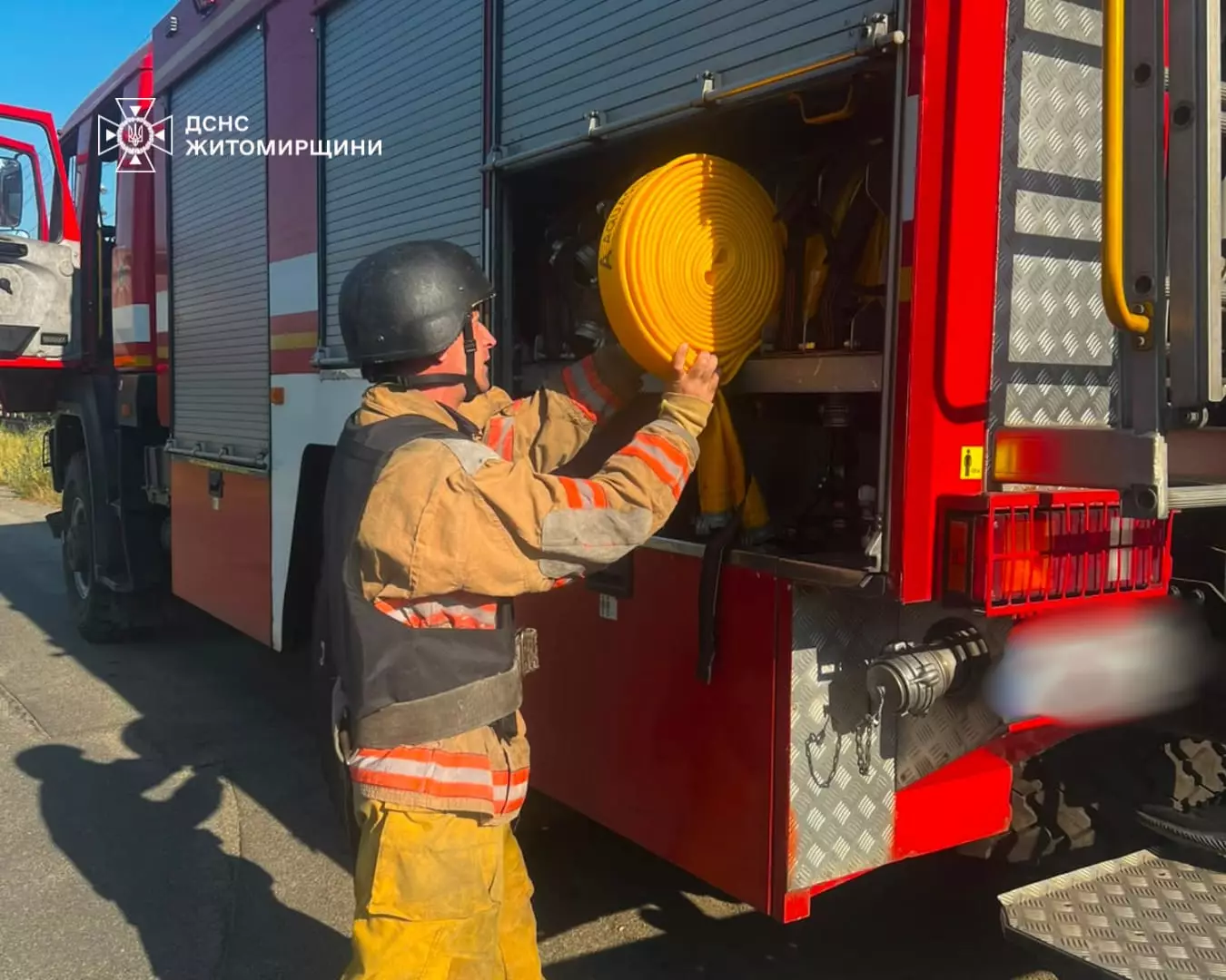 Медична допомога постраждалим від обстрілу АЗС