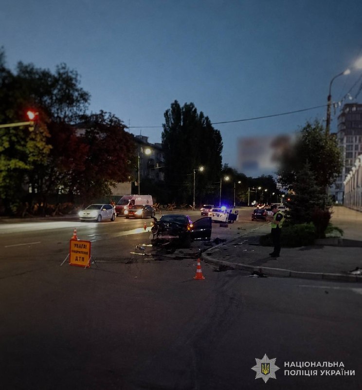 Наслідки зіткнення на вулиці Грушевського у Житомирі
