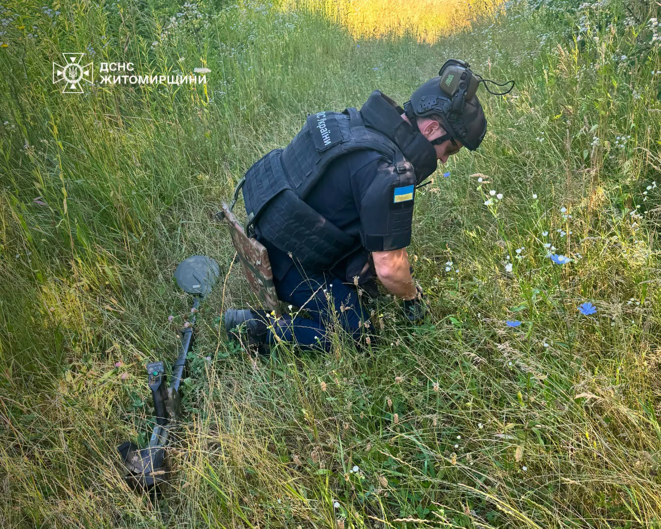 Вилучення боєприпасу з лісу