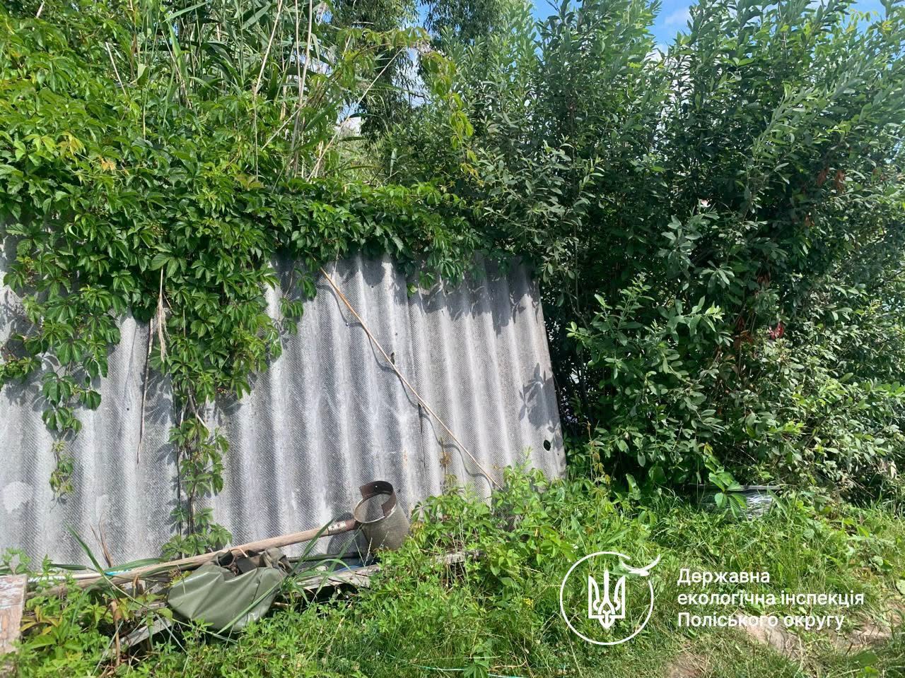 Паркани біля річки у Бердичеві