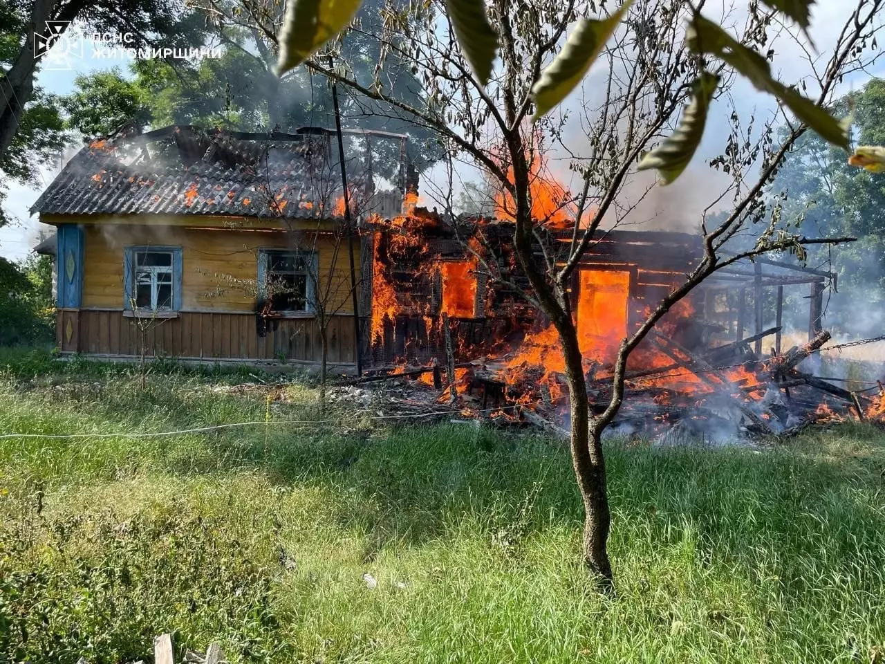 Пожежа у приватному будинку у Васьковичах