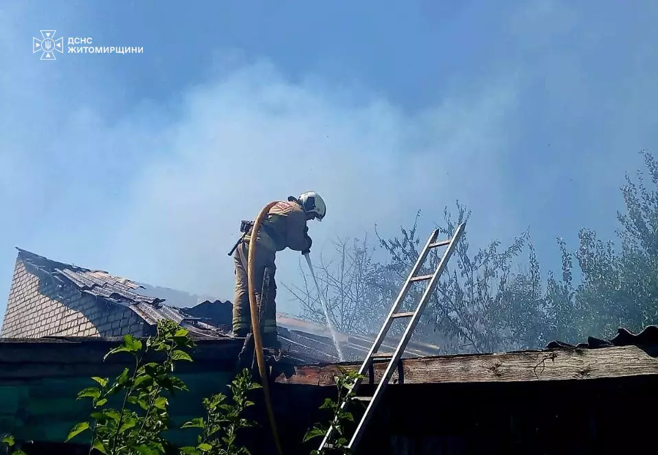 Наслідки пожежі на приватних домоволодіннях
