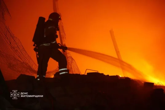 Нічний обстріл області завершився вогнем та госпіталізацією атака на житомирську область 9 серпня