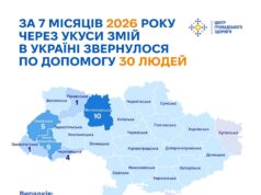 Житомирщина очолила всеукраїнську статистику укусів змій укуси змій