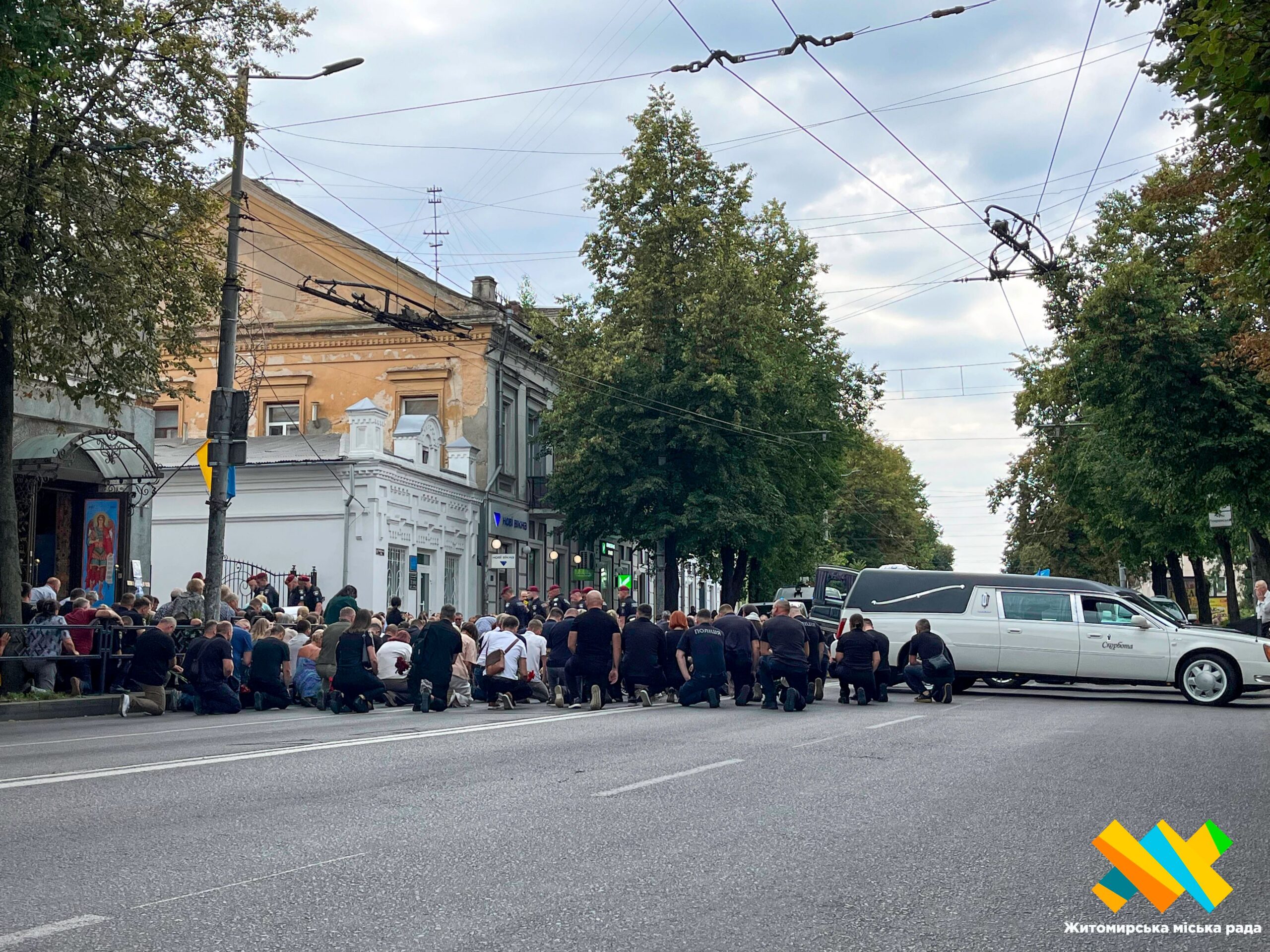 Жалобна церемонія у Житомирі