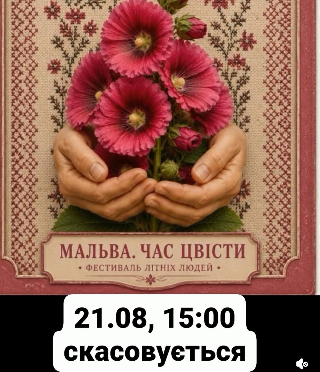 Скасування фестивалю Мальва у Житомирі