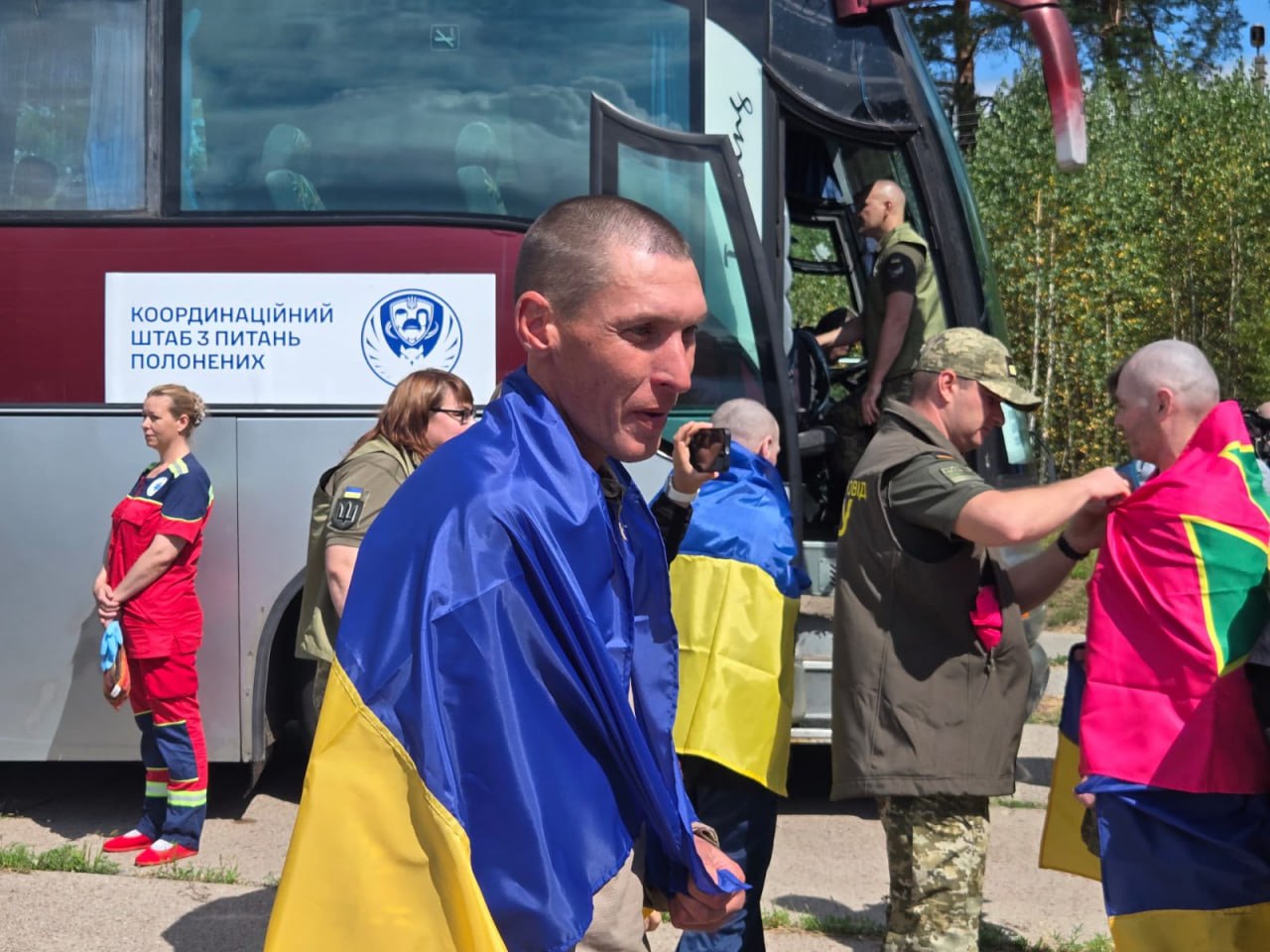 Медичний огляд після російського полону