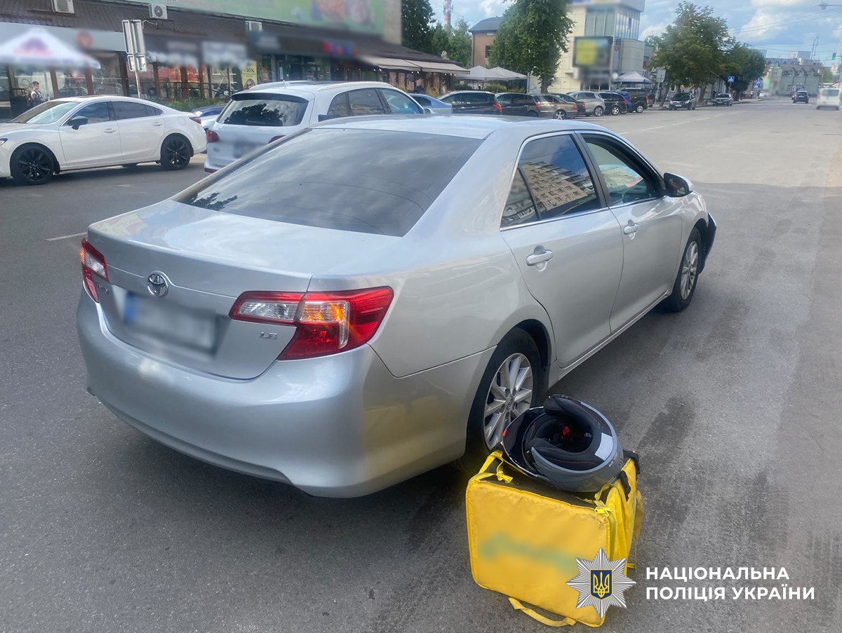 Робота поліції на місці ДТП у Житомирі