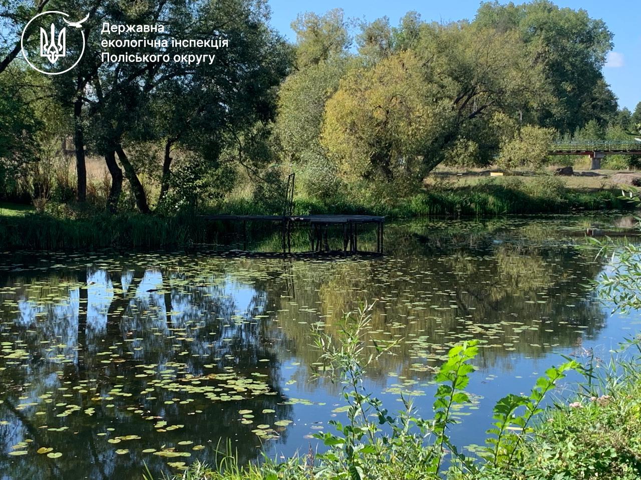Заблокований доступ до водойми у Коростені